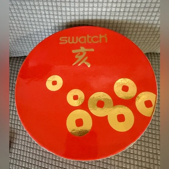 NEW 2007 SWATCH Be Lucky Chinese New Year of the Pig Watch SUJK119 Gift Set